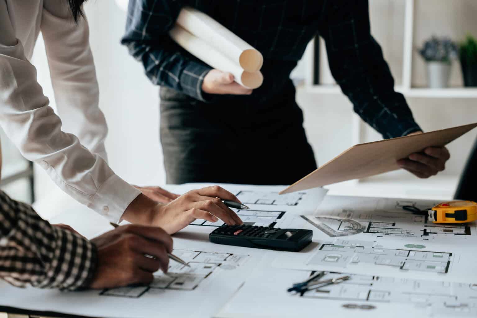 landscape modern construction site planning
